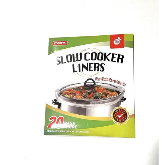 Slow Cooker Liners Disposable Cooking Bags Small Size Pot Liners - Picture 3 of 5